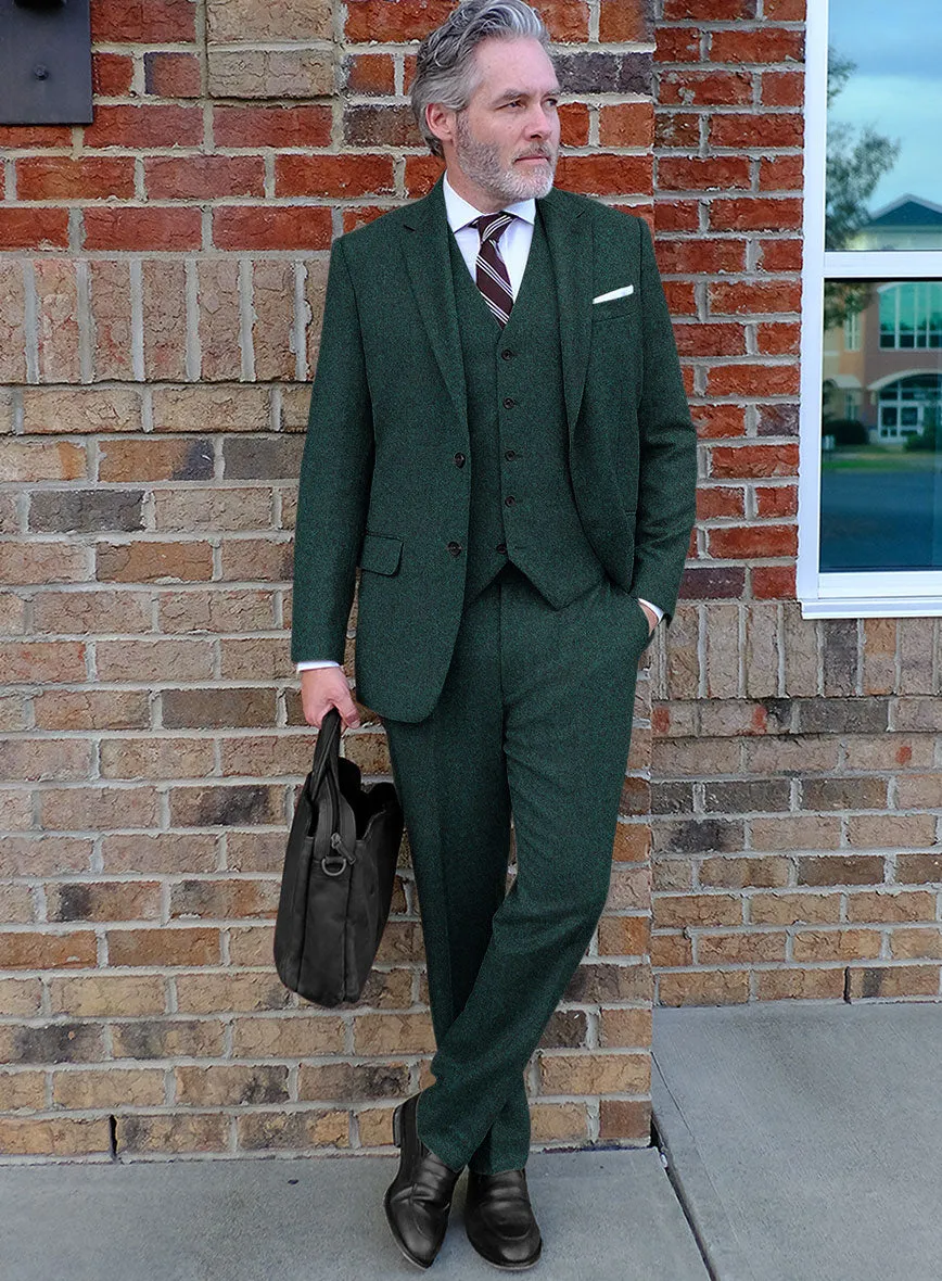 Highlander Melange Green Tweed Suit