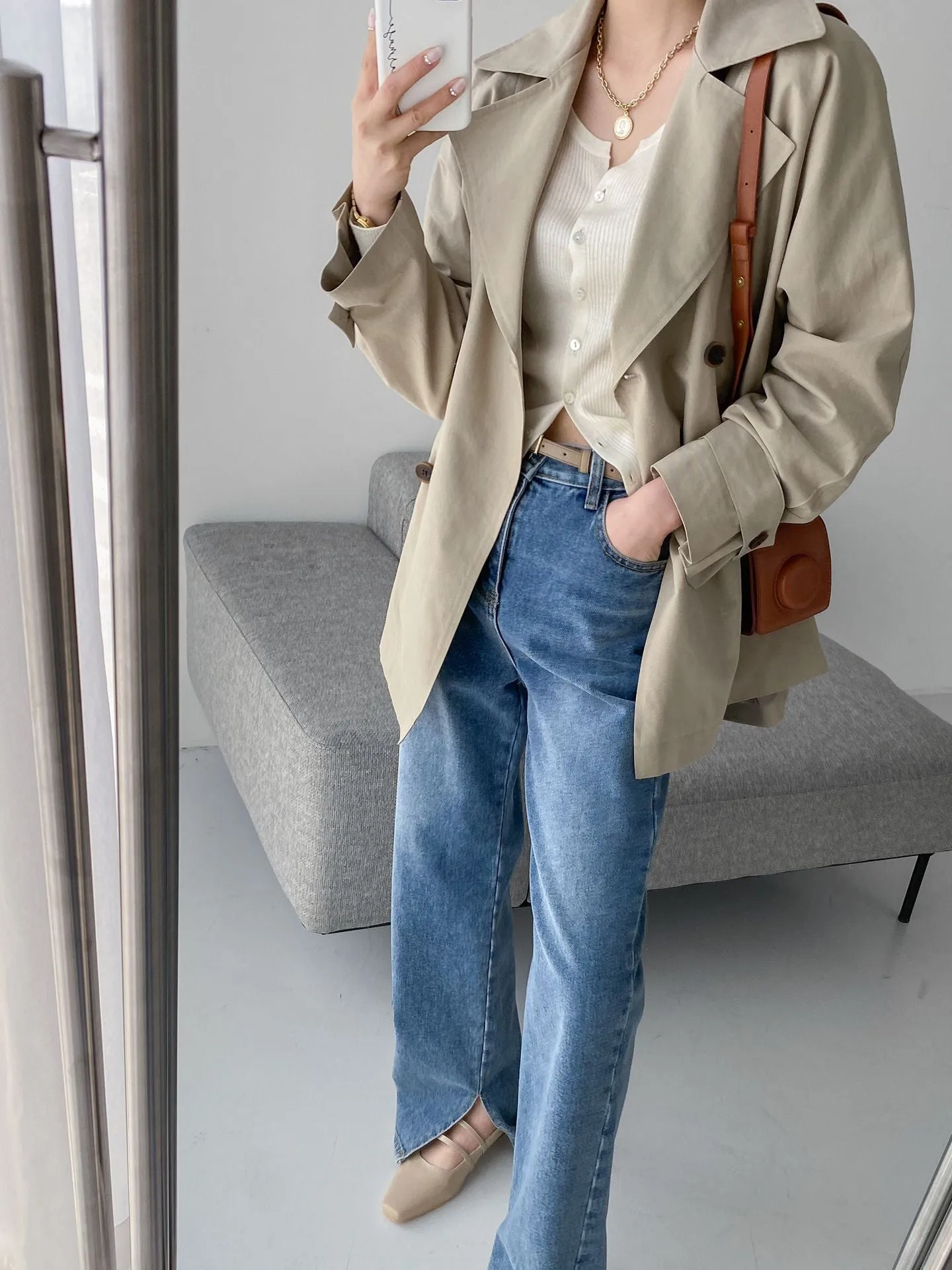 Holly Half Trench Coat