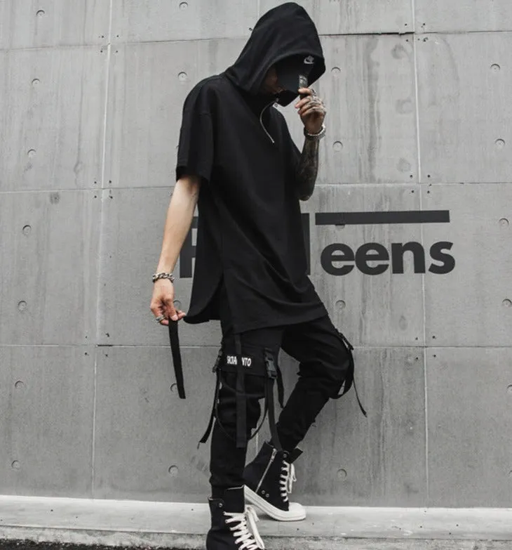 Hooded T-Shirt With Zip