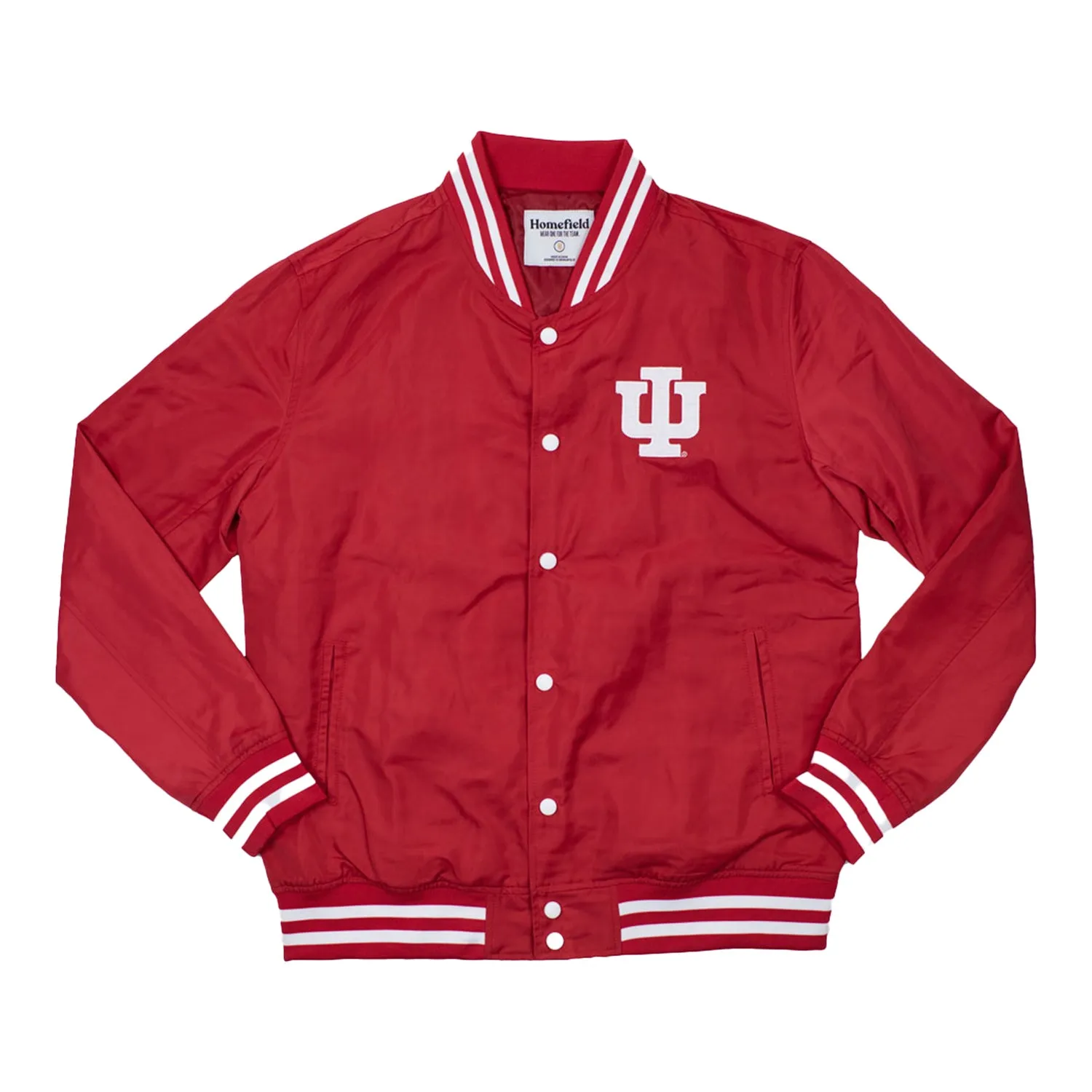 Indiana Hoosiers Script Crimson Bomber Jacket