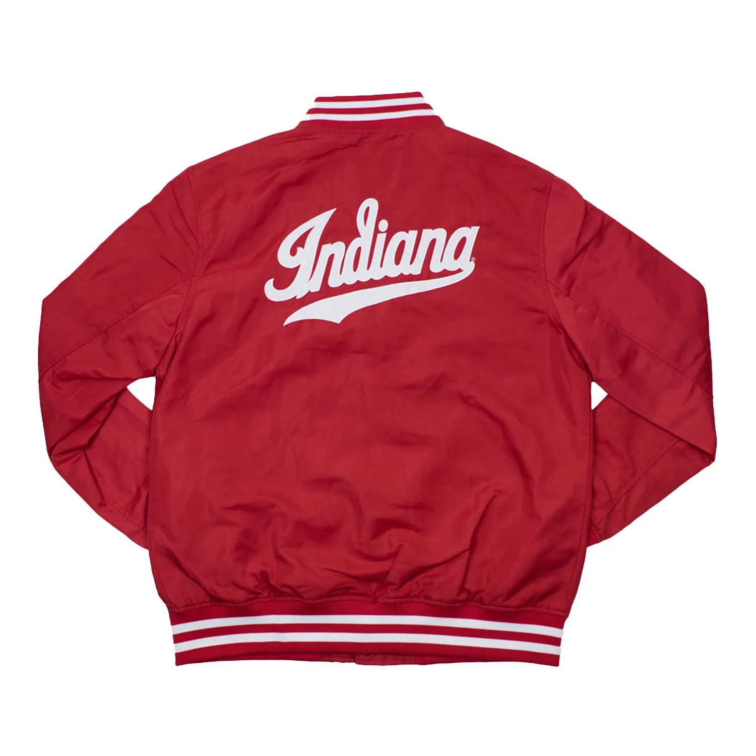 Indiana Hoosiers Script Crimson Bomber Jacket