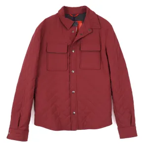 Isaia Quilted Storm System Shirt-Jacket