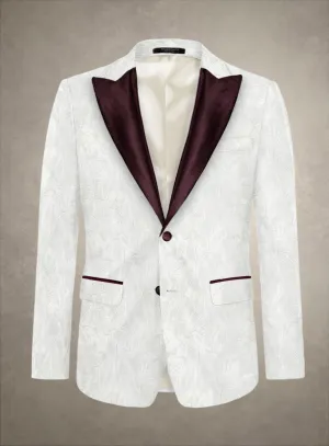 Italian Cotton Fiorella Tuxedo Blazer