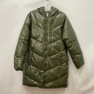 Jacket Puffer & Quilted By A New Day In Green, Size: M