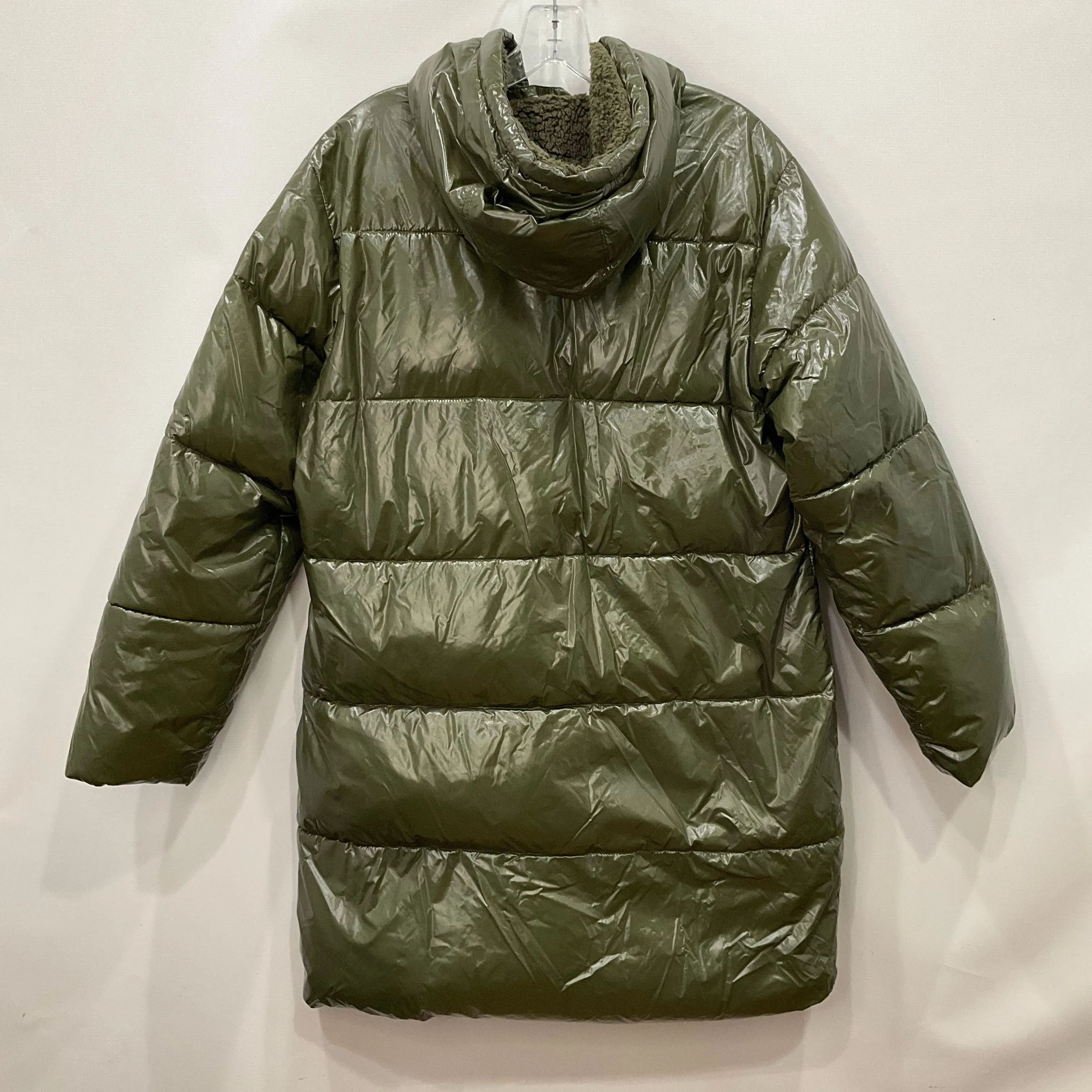 Jacket Puffer & Quilted By A New Day In Green, Size: M