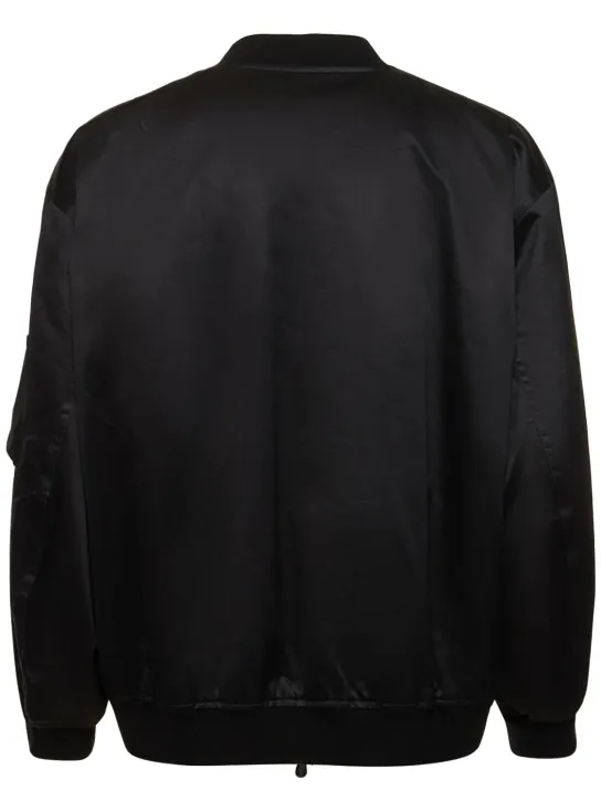 Jil Sander   Shiny cotton bomber jacket 