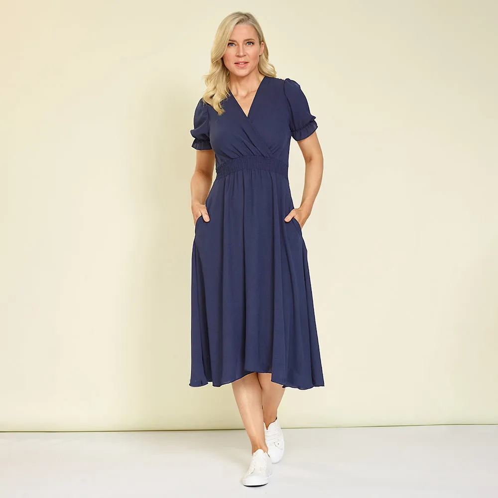 Karley Dress (Navy)