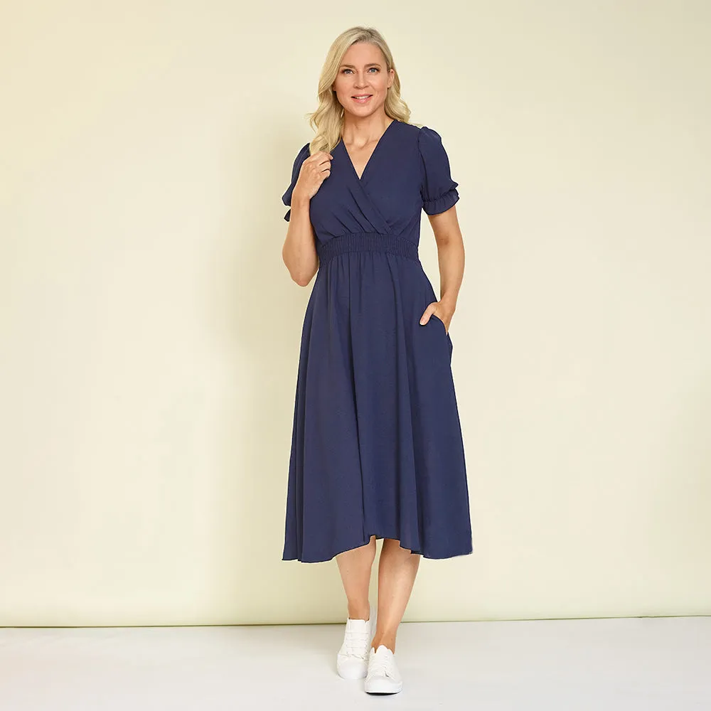 Karley Dress (Navy)