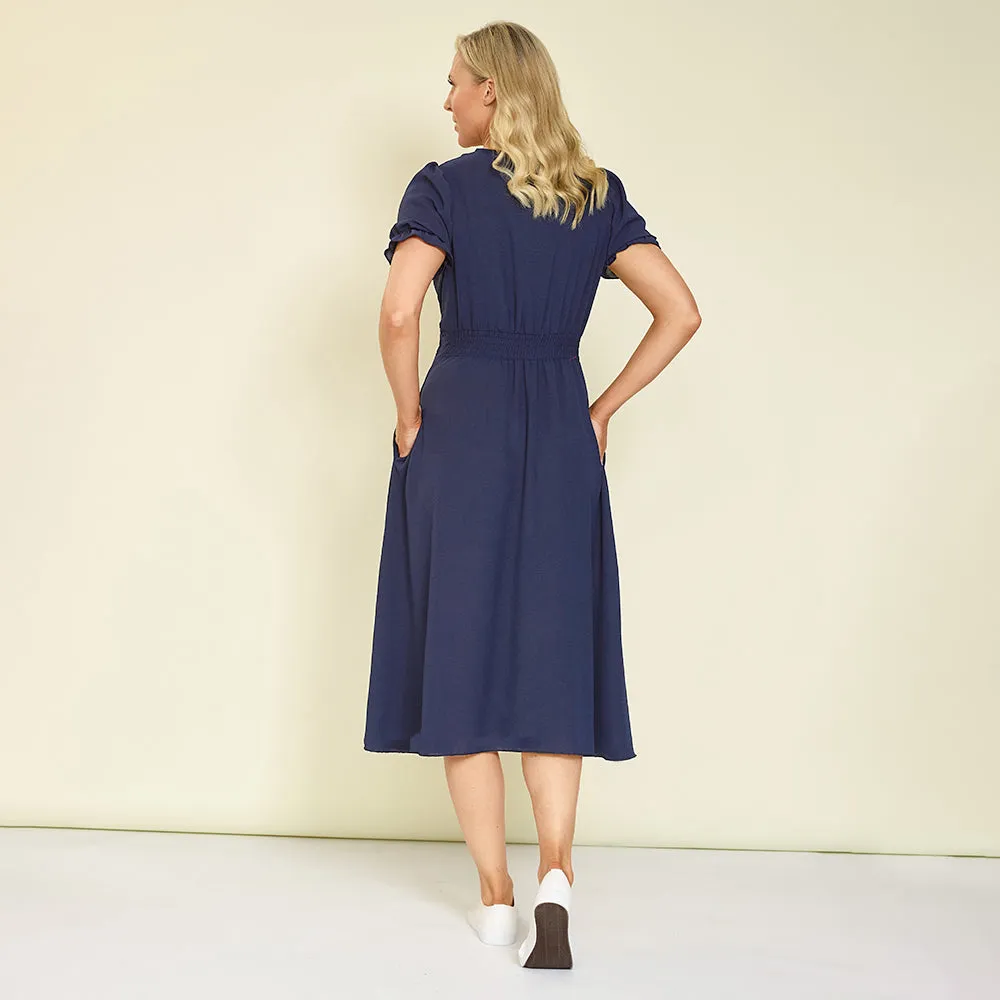 Karley Dress (Navy)