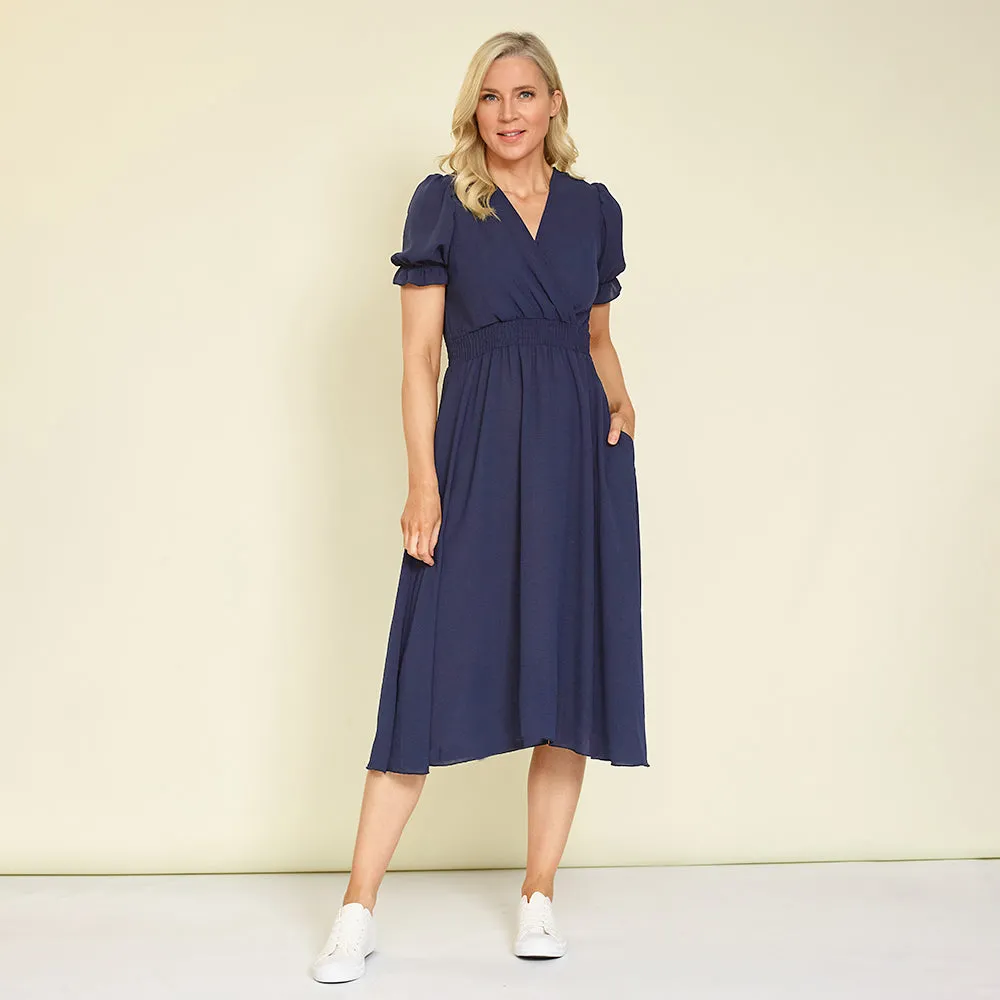 Karley Dress (Navy)