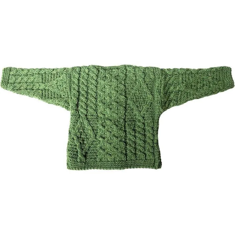 Kids Irish Aran Cardigan with Buttons