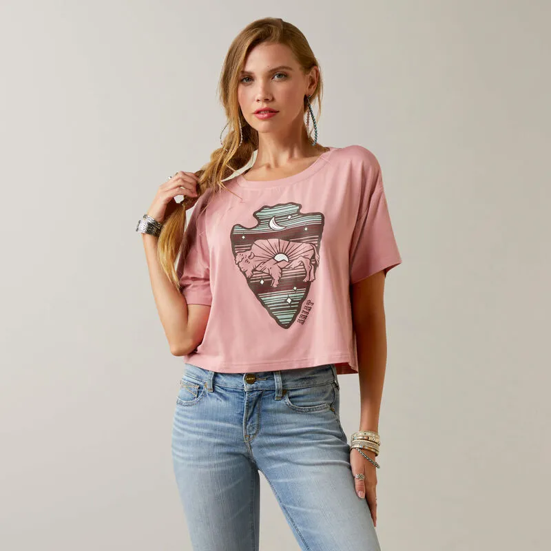 Ladies Ariat Buffalo Rising T-Shirt - 10044930