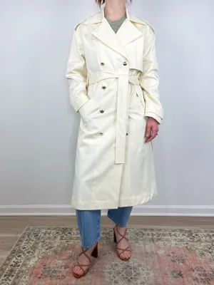 Layton Trench in Cream