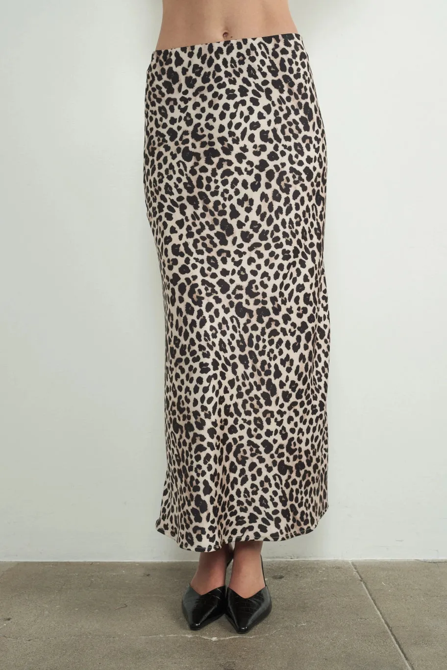 Leopard Midi Skirt