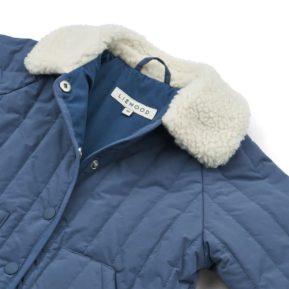 Liewood: Giro Kids Jacket - Sandy / Indigo Blue