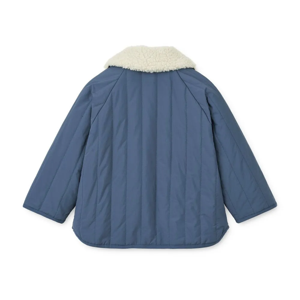 Liewood: Giro Kids Jacket - Sandy / Indigo Blue