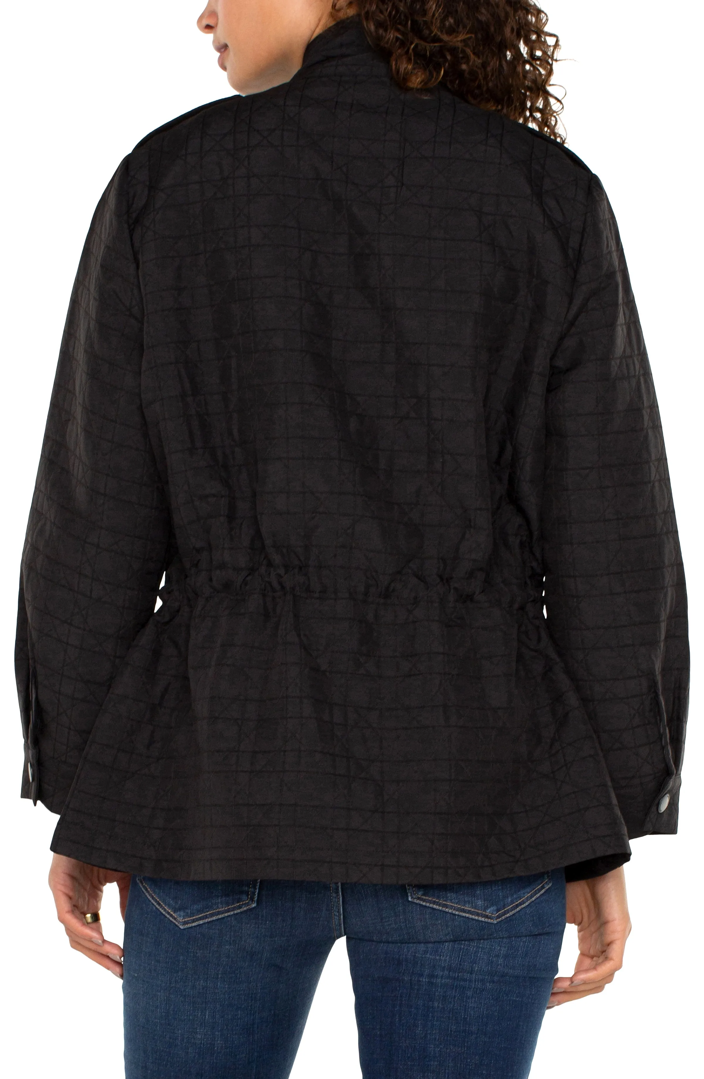 Liverpool Quilted Utility Jacket (Black)