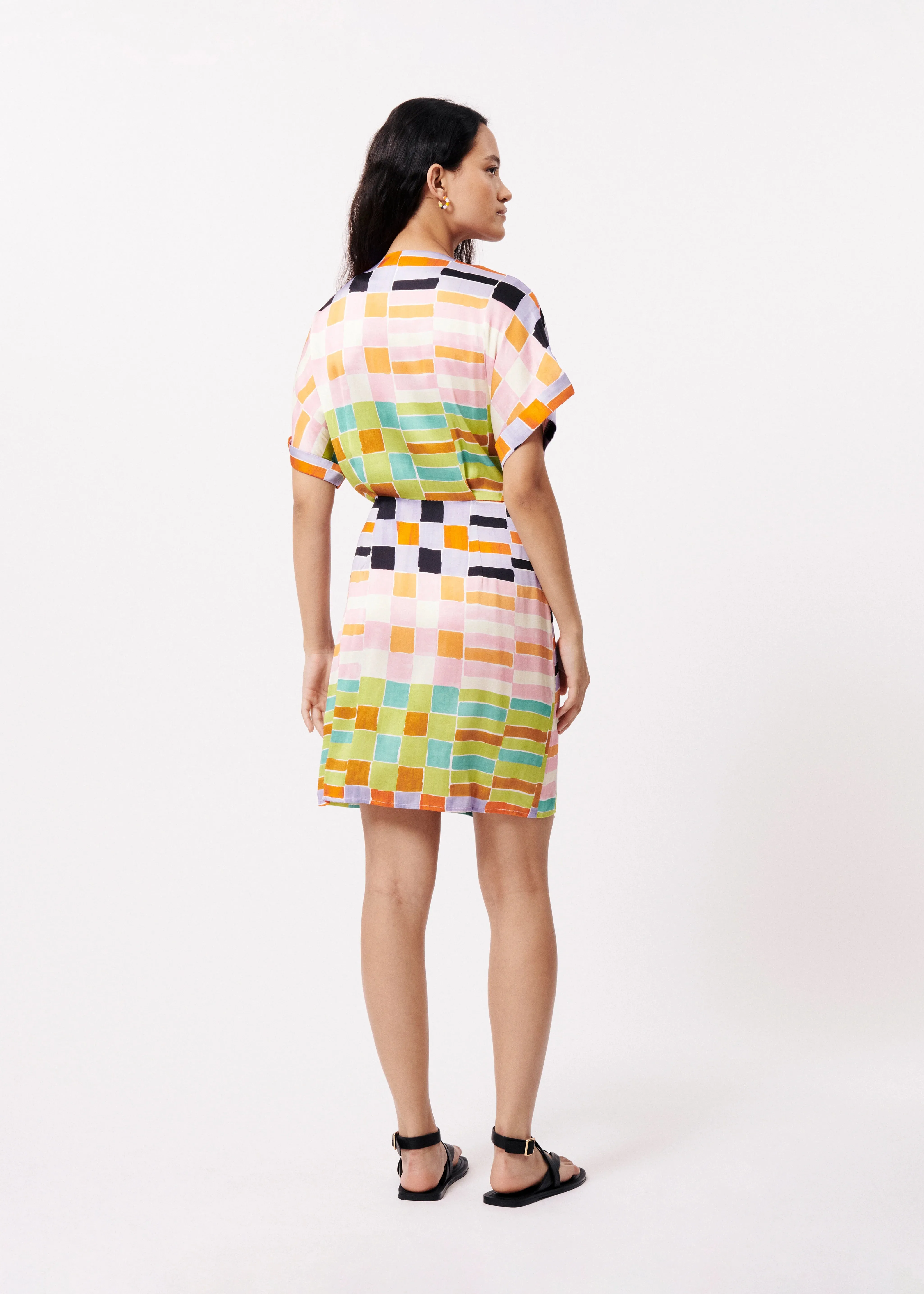 LOIS WRAP DRESS (MULTI)