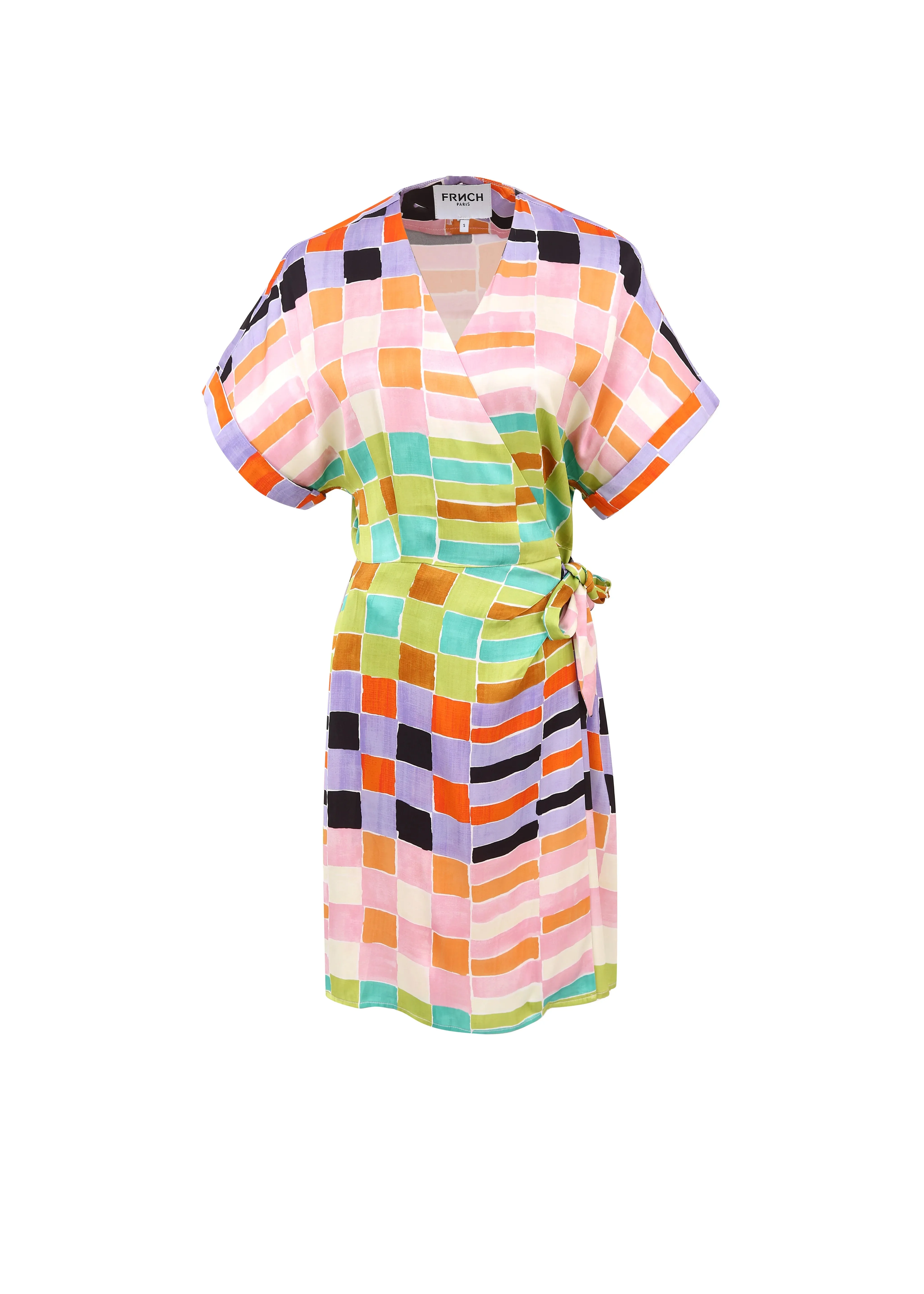 LOIS WRAP DRESS (MULTI)