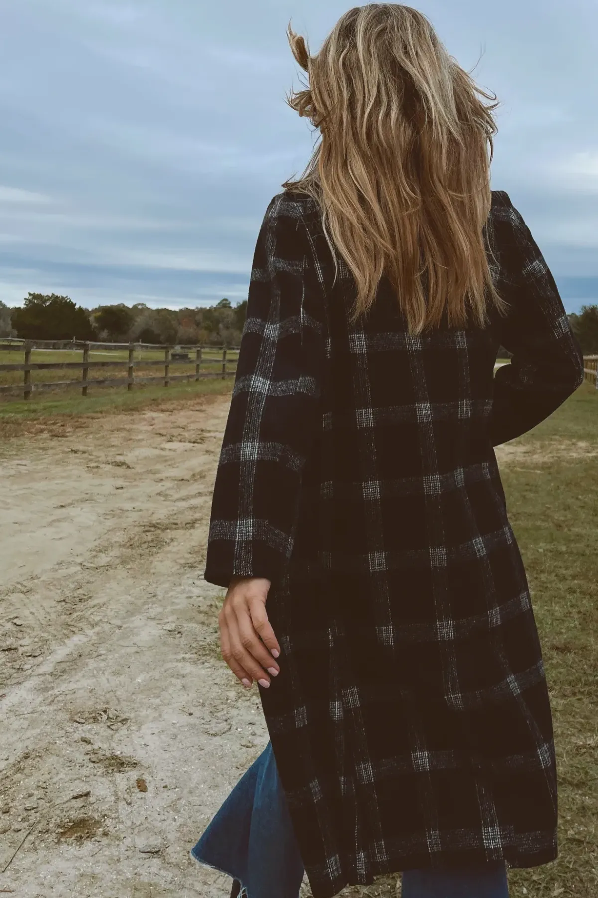 LONDON CALLING PLAID TRENCH COAT