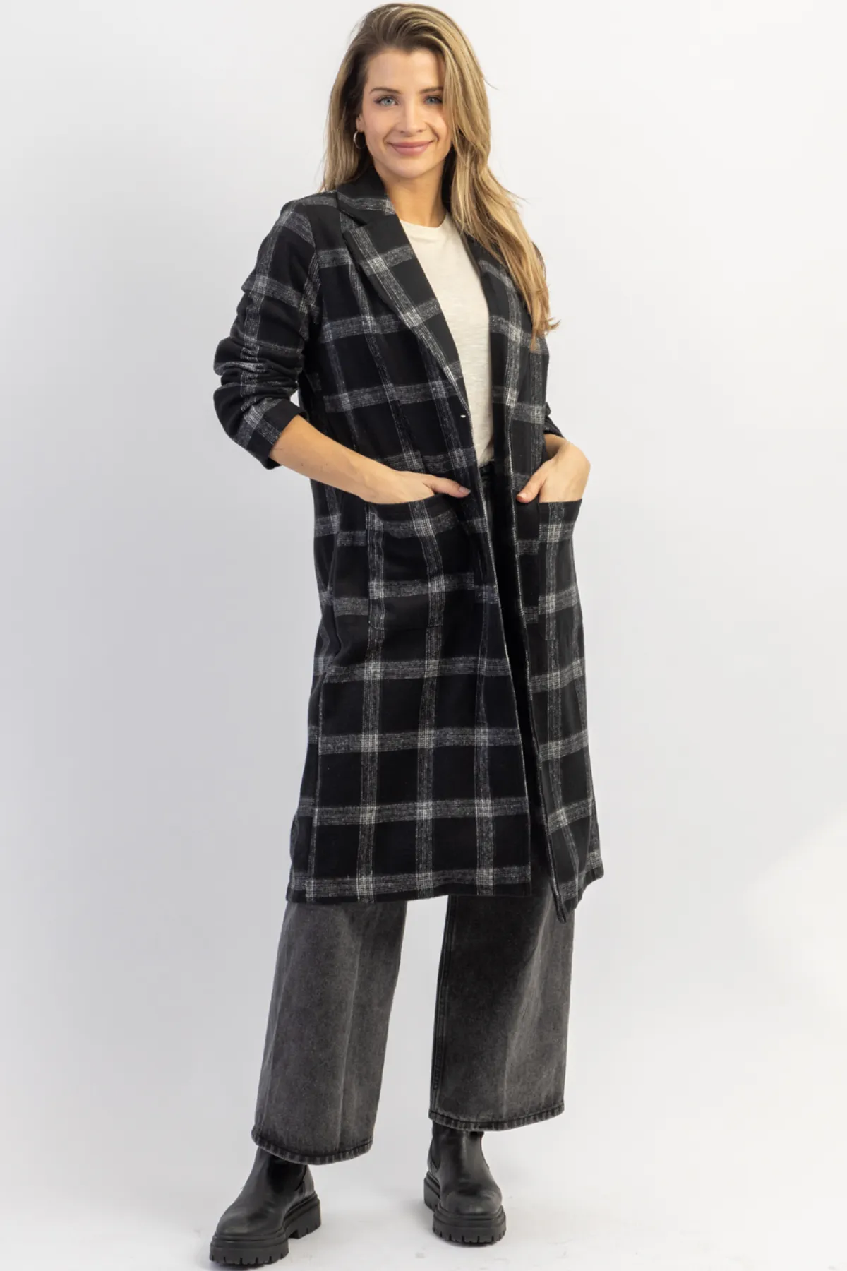 LONDON CALLING PLAID TRENCH COAT