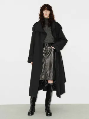 Longline Down Trench Coat