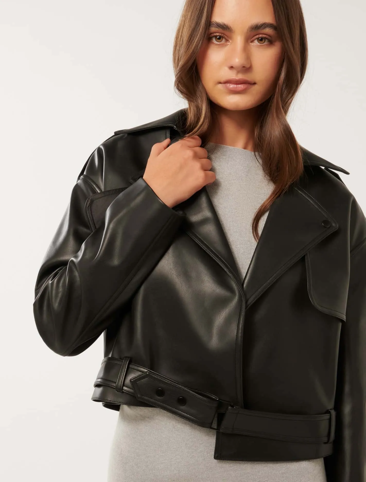 Lorri Pu Cropped Trench Coat