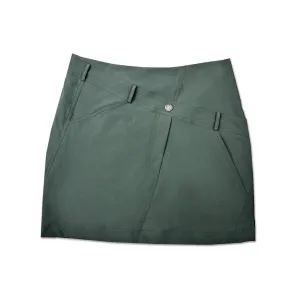 Loveland Diagonal Belt Golf Skort-Green