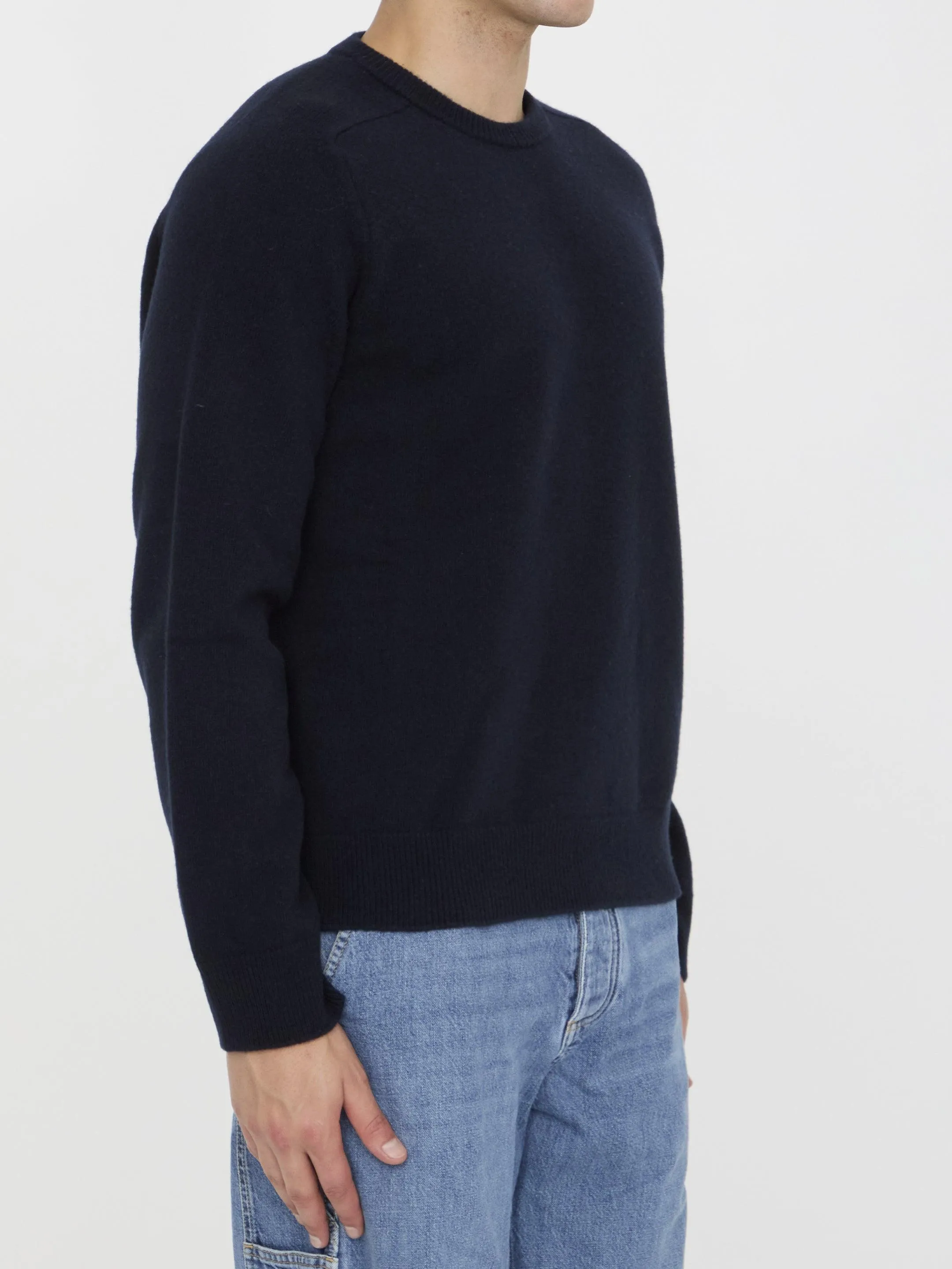 Maison Margiela Wool Jumper in Black