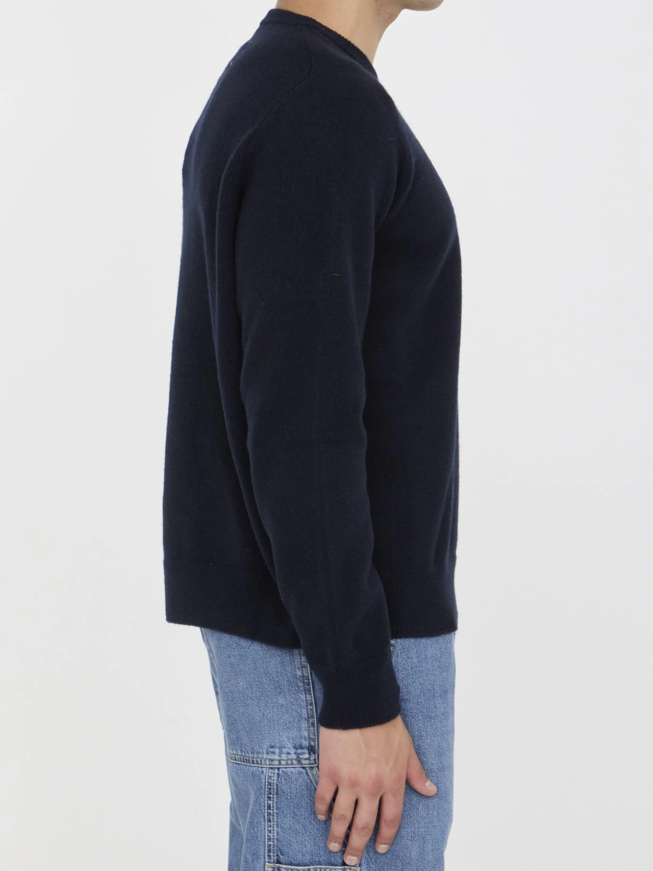 Maison Margiela Wool Jumper in Black