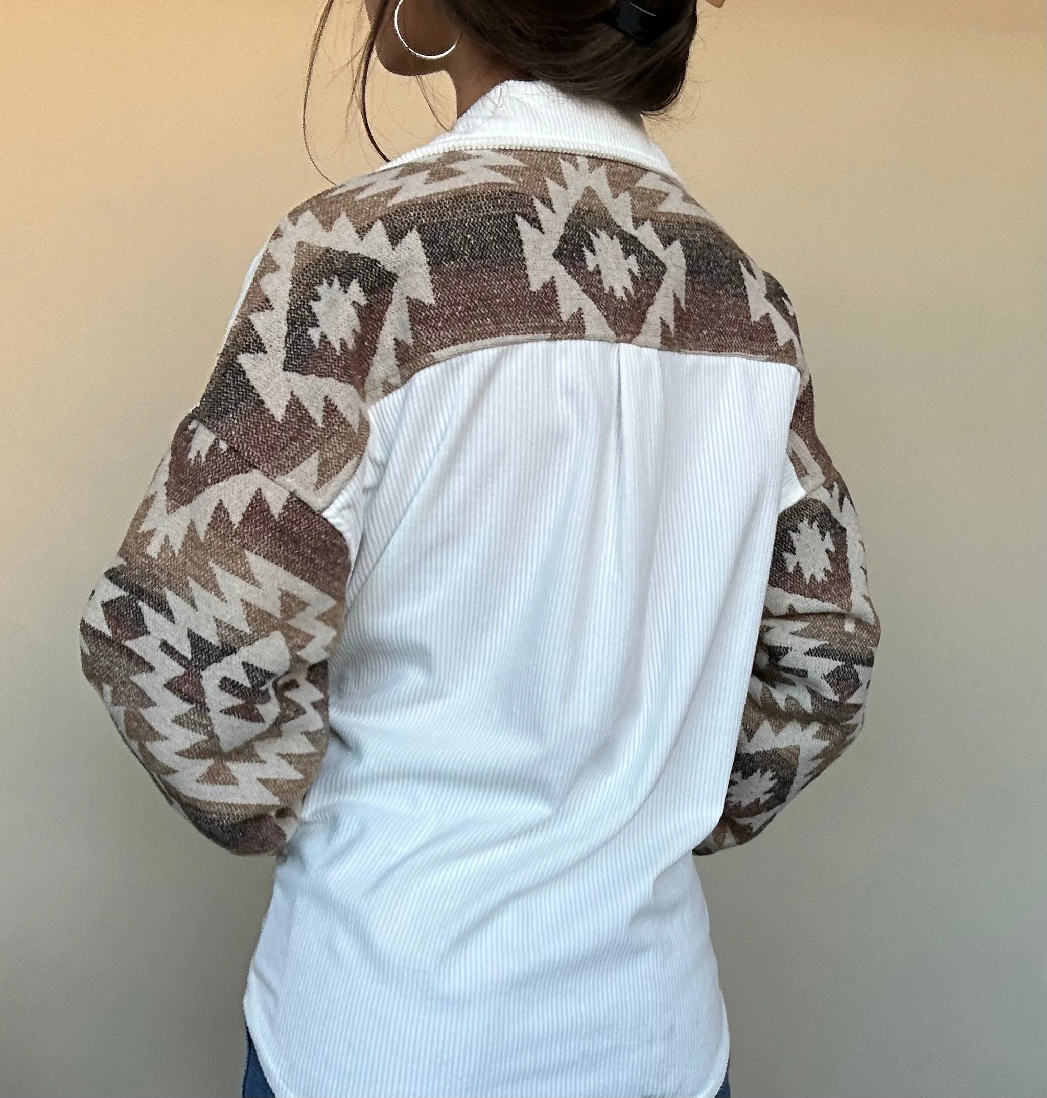 Maple Aztec Shacket