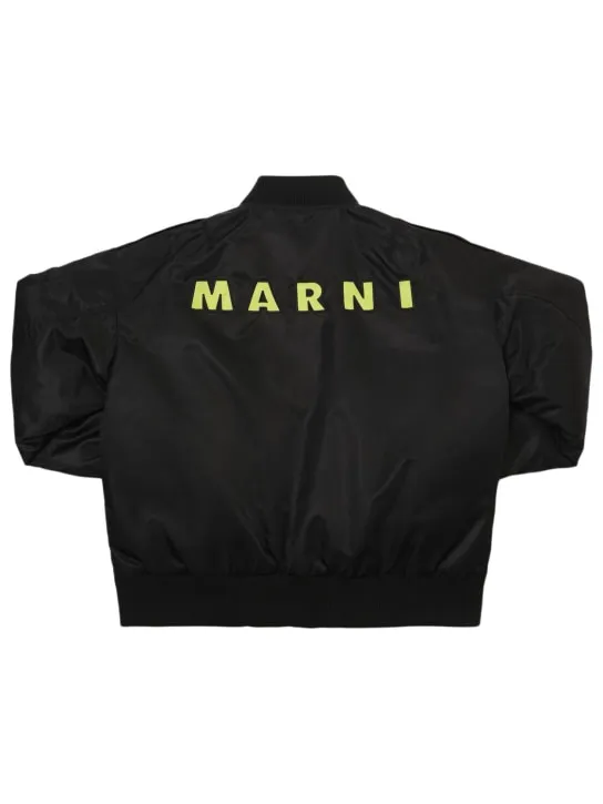 Marni Junior   Poly bomber jacket 