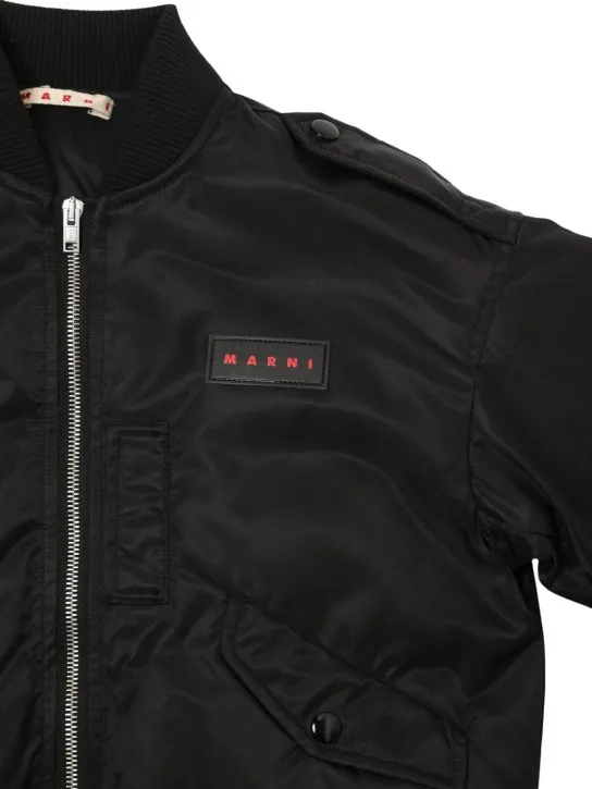 Marni Junior   Poly bomber jacket 