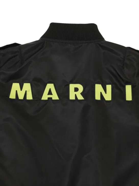 Marni Junior   Poly bomber jacket 