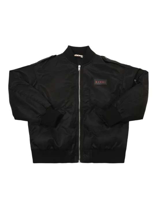 Marni Junior   Poly bomber jacket 