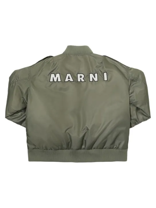 Marni Junior   Poly bomber jacket 