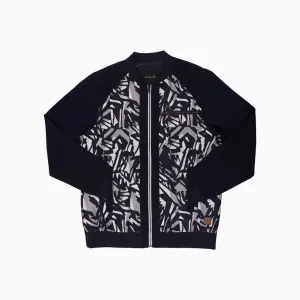 Men's Sam Jacquard Woven Bomber Jacket