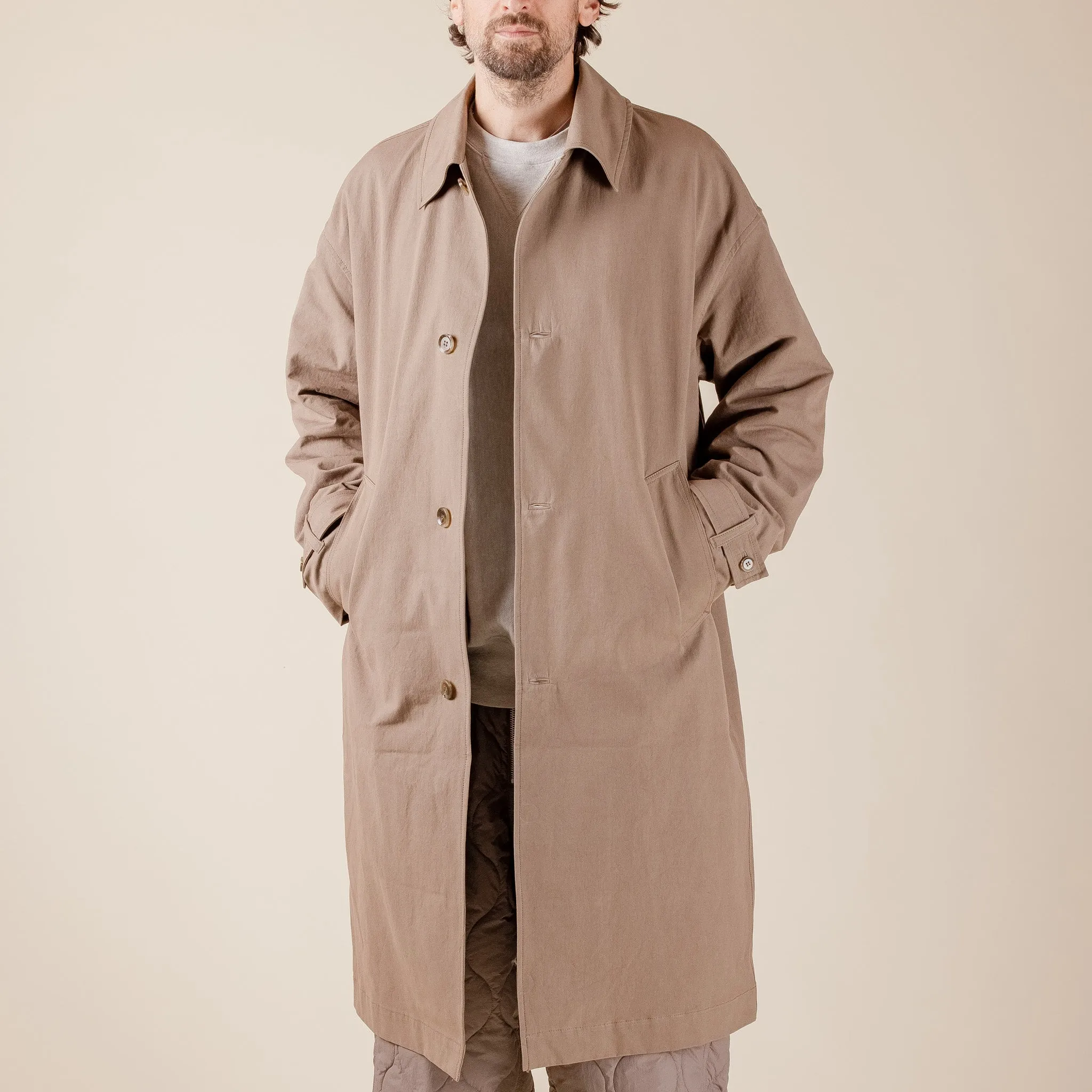 Merely Made - Gurkha 2 in 1 Coat - Ecru Beige