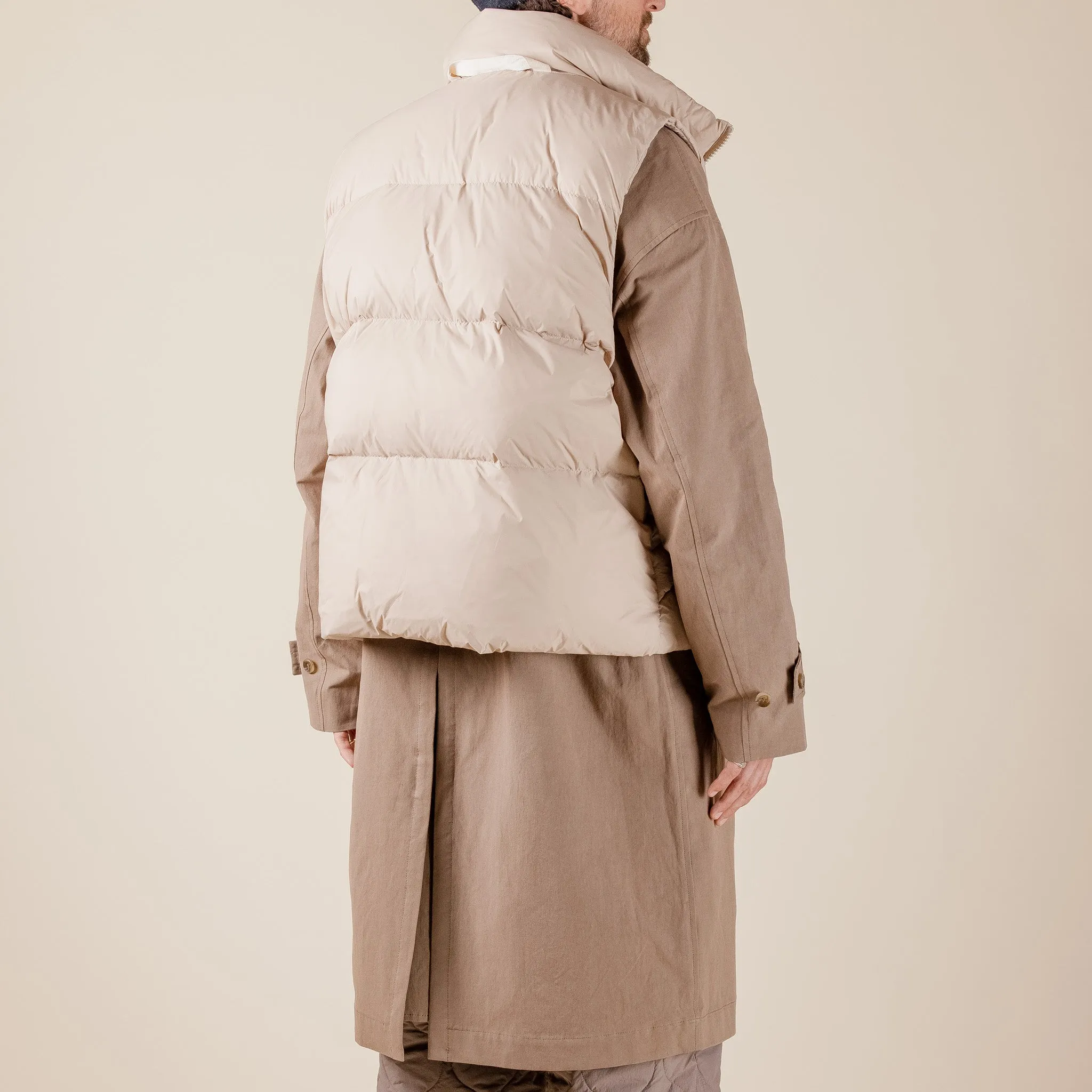 Merely Made - Gurkha 2 in 1 Coat - Ecru Beige