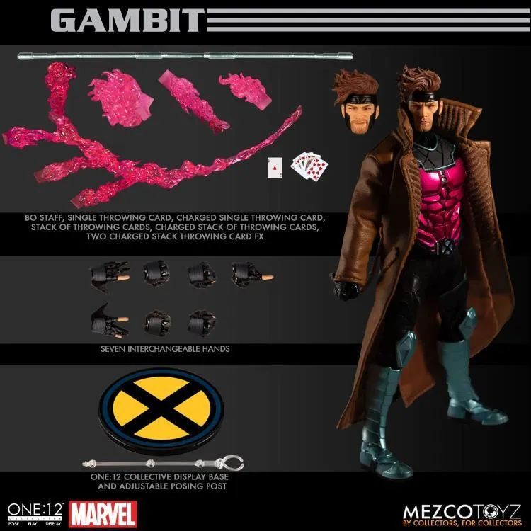 Mezco Toyz ONE:12 Collective: Gambit Action Figure