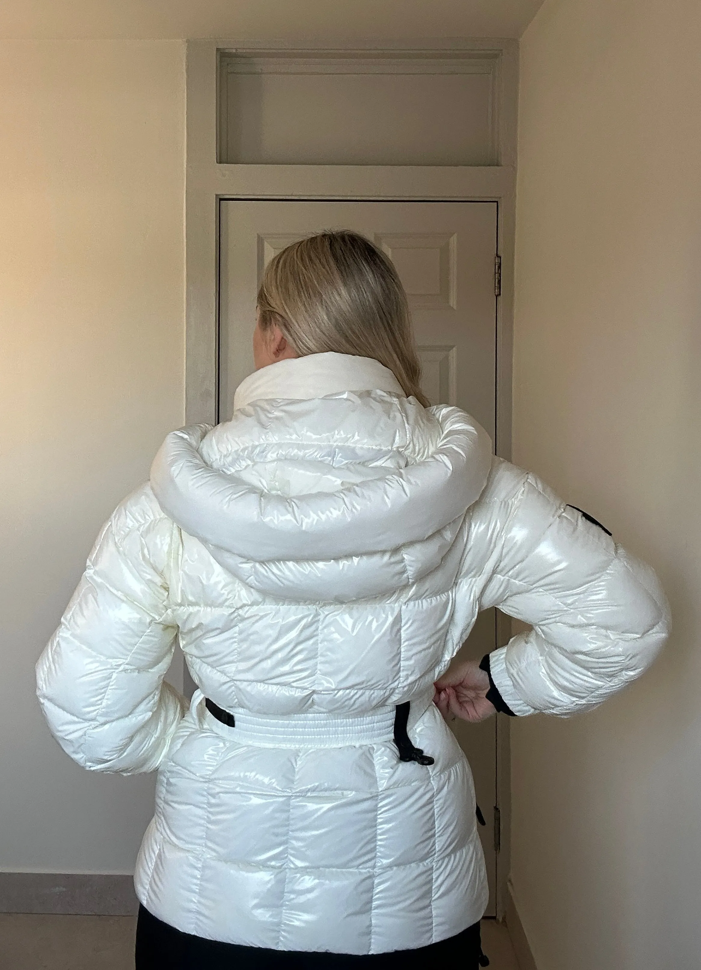 Moncler Grenoble Salle Down Jacket in White