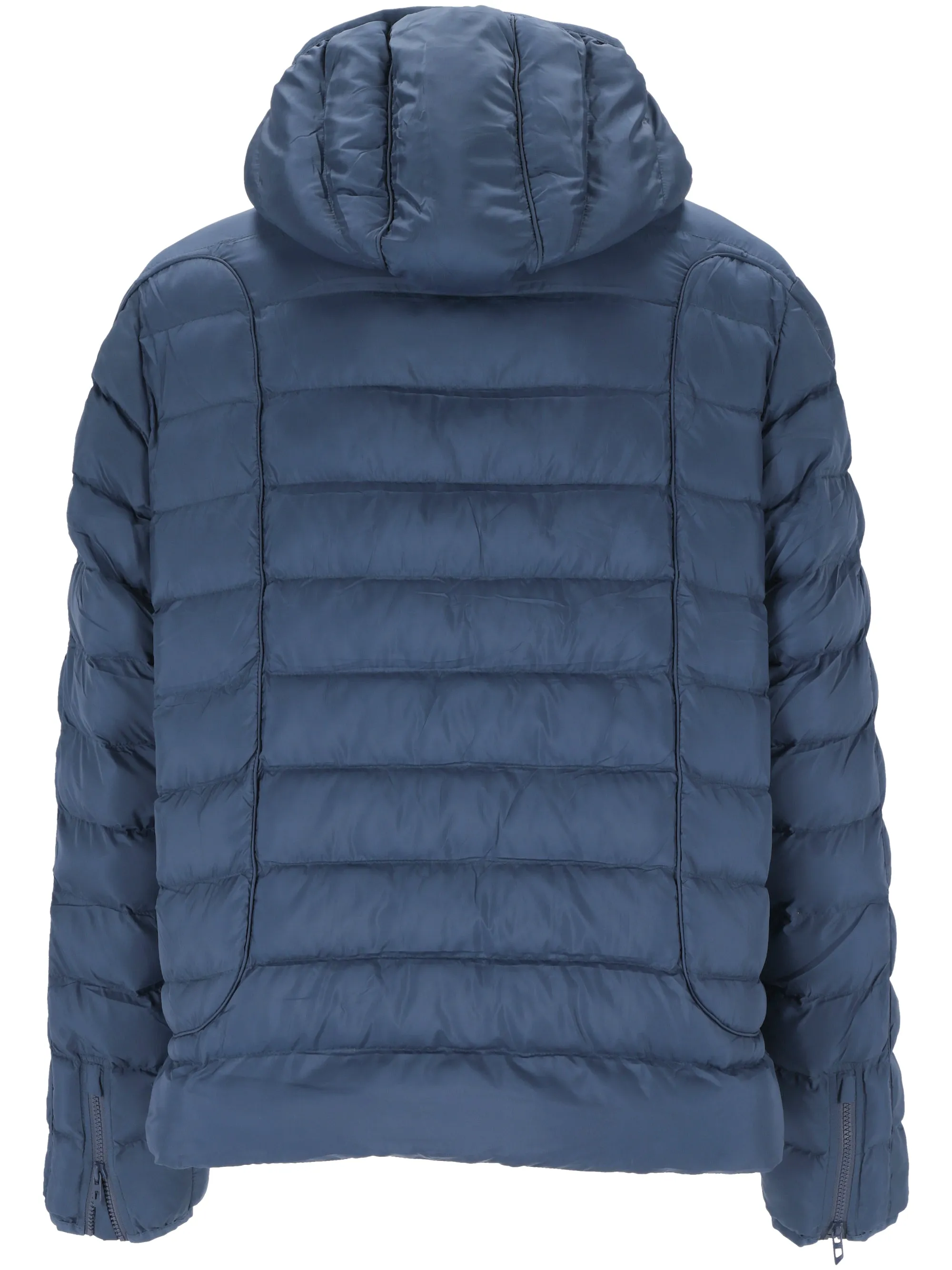 Navy Blue Quilted Padded Jacket