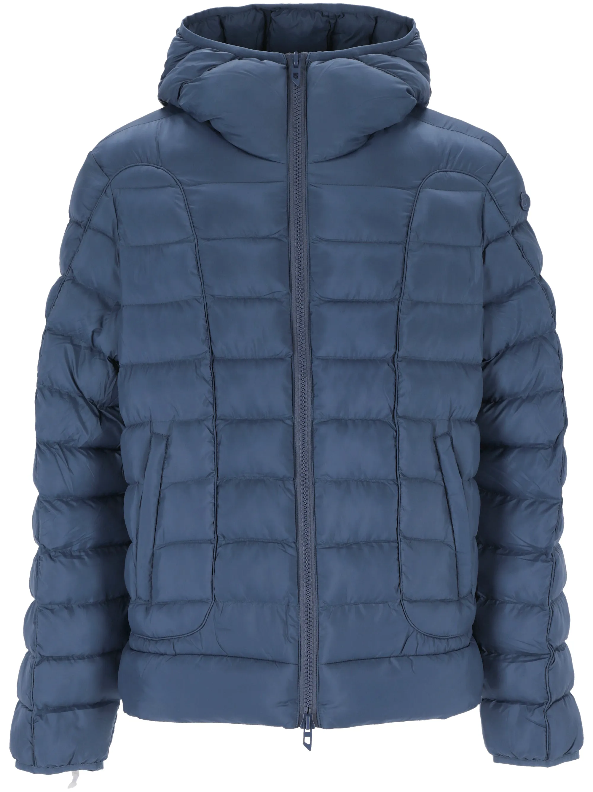 Navy Blue Quilted Padded Jacket