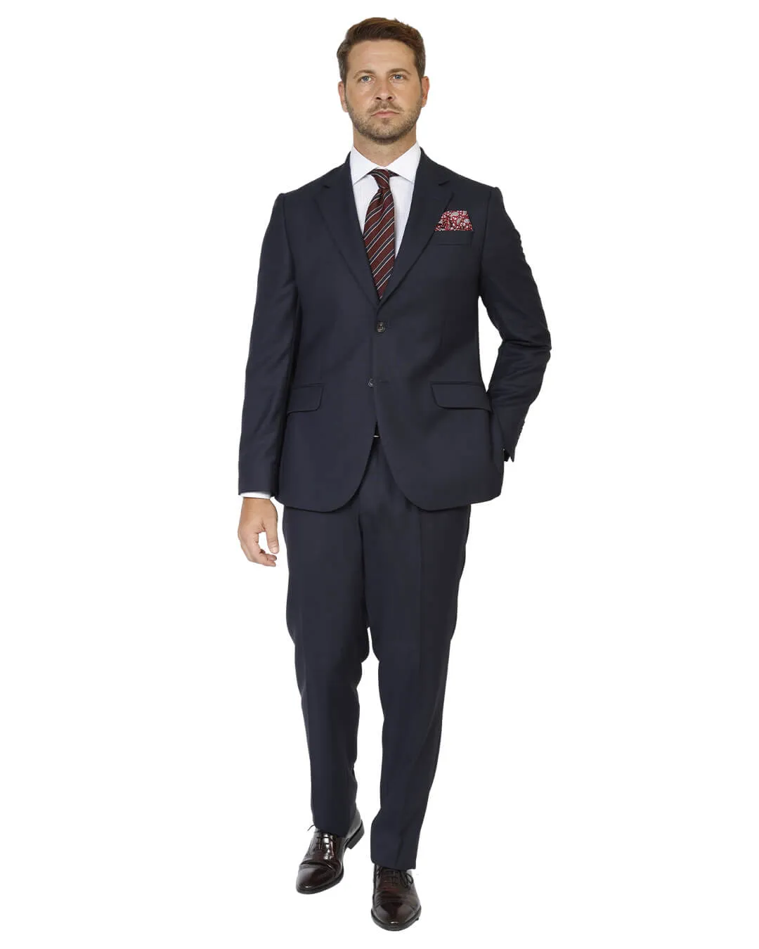 Navy Holland & Sherry Birdseye Suit