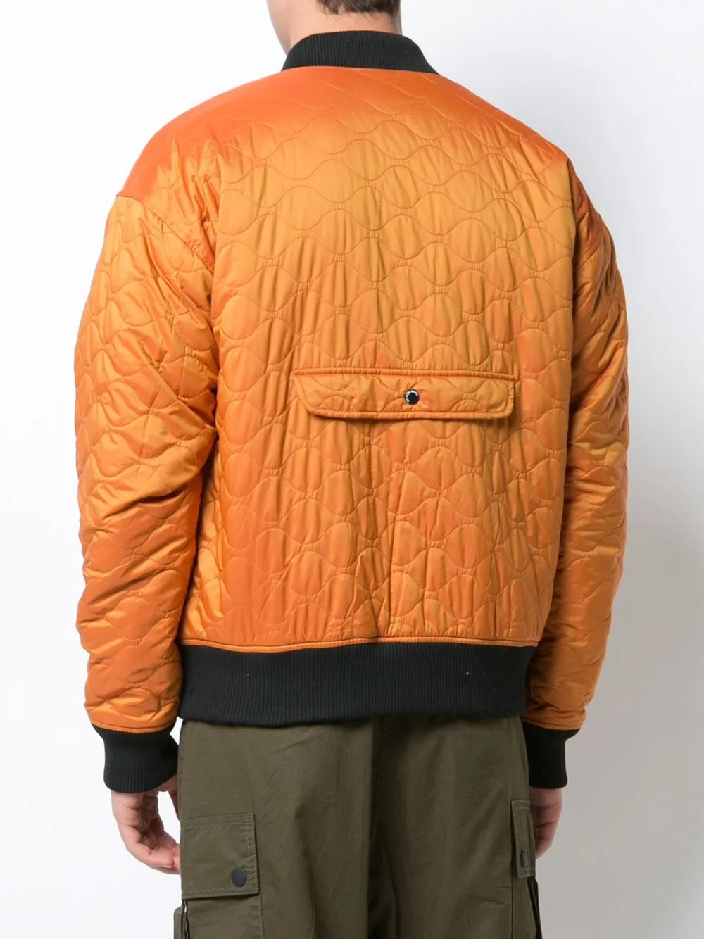 NYLON FIREARM MA-1 JACKET ORANGE