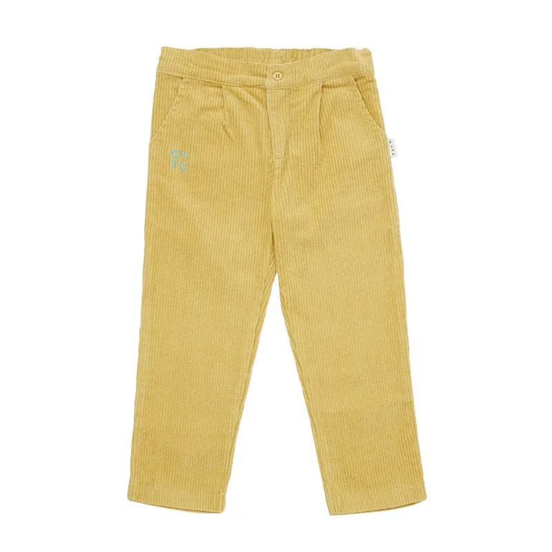 Olive And The Captain Corduroy Wide Leg Pants - Dijon