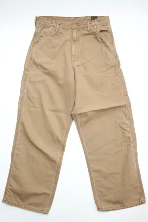 orSlow DAD'S FIT PAINTER PANTS - Brown