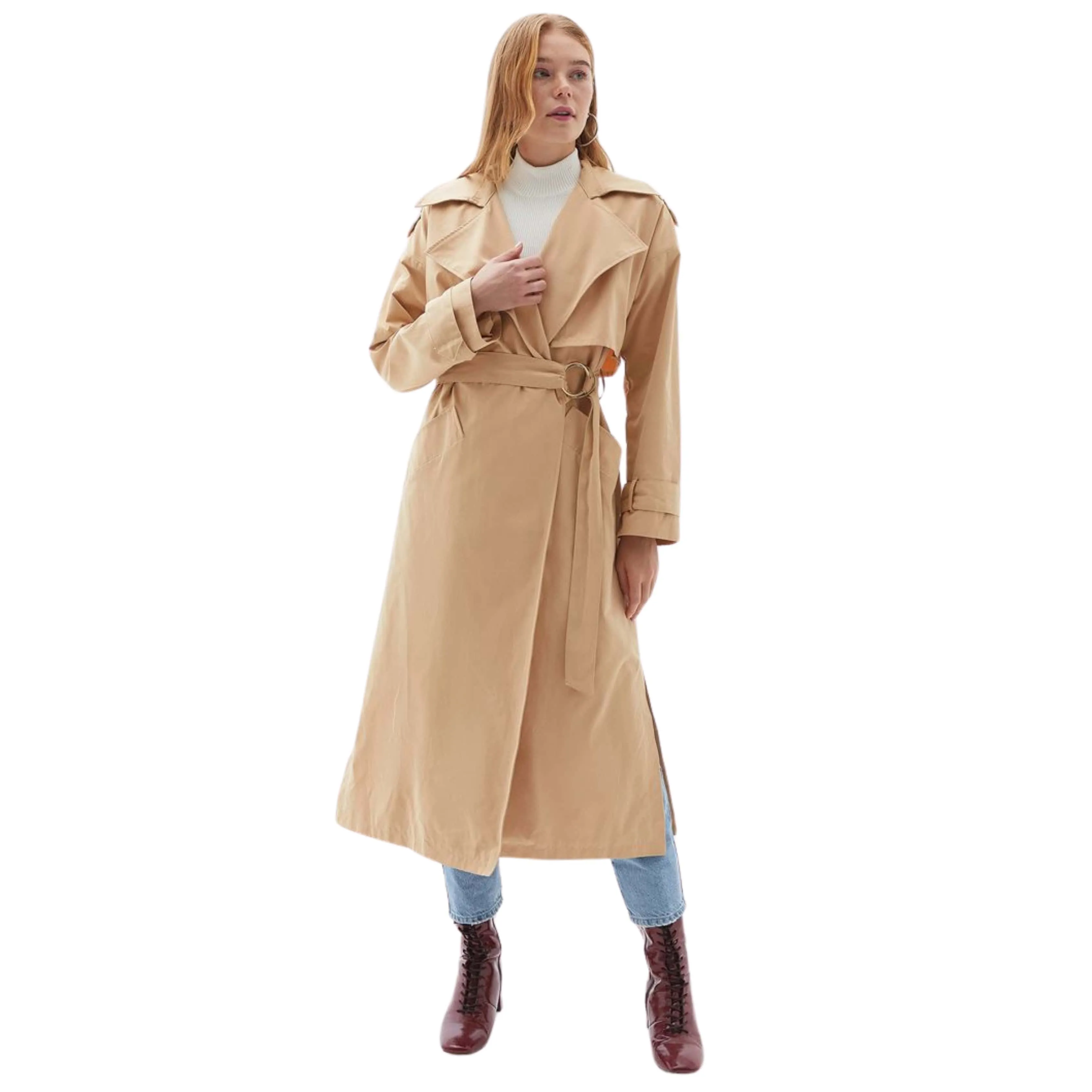 OXXO - Oversize Long Trench Coat