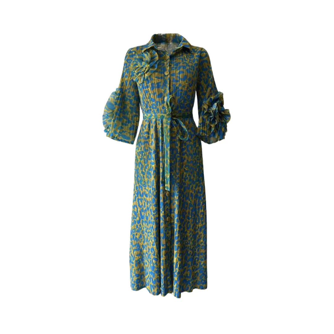 Pre Order:  Fungus Sleeves Maxi Sunday Dress