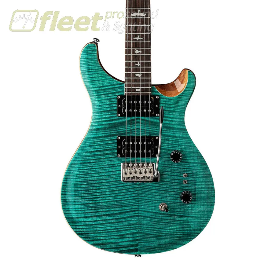 PRS SE Custom 24-08 Electric Guitar Turquoise Finish -C844TU